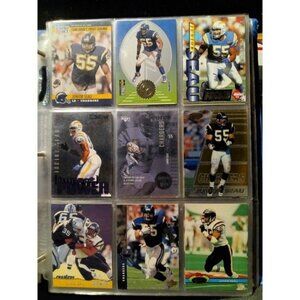27 Card Football Lot Junior Seau San Diego Chargers